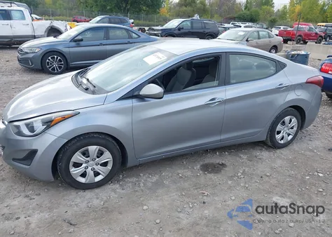 2016 Hyundai Elantra Se из США, поврежденный, VIN 5NPDH4AE3GH743079